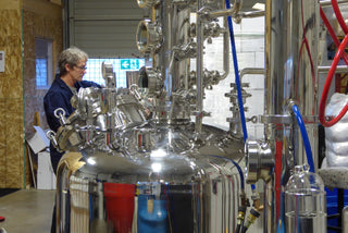 Darrell Bellaart tends to the spirit still at Misguided Spirits Craft Distillery in Parksville near Coombs on Vancouver Island, where quality gin, vodka and rhubarb liqueur are made.